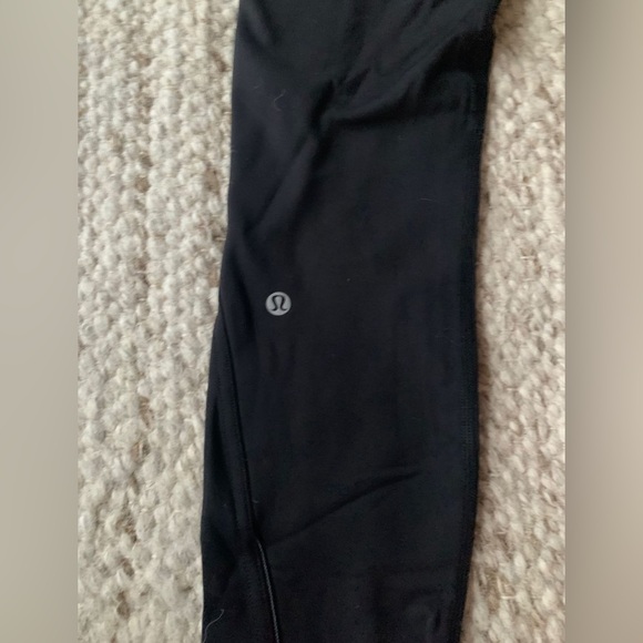 Lululemon 6 Fast as Fleece Tight Black Lined Leggings - Picture 4 of 5